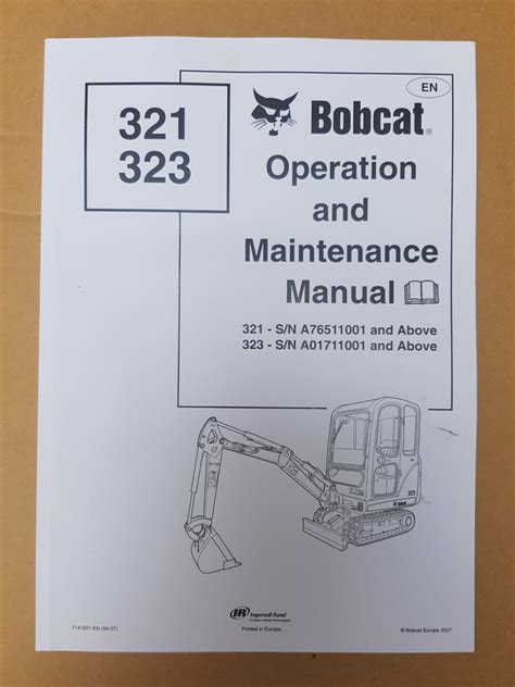 used bobcat 323 mini excavator|bobcat 323 parts manual.